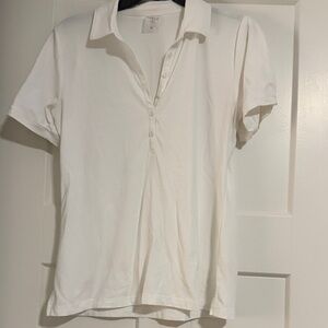 CALIA White Golf Shirt